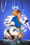 [Cosplay] 是一只熊仔吗 蔚蓝档案 圆堂志美子·邪恶女干部 [40P-130MB]