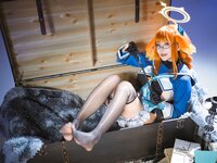 [Cosplay] 是一只熊仔吗 蔚蓝档案 圆堂志美子·邪恶女干部 [40P-130MB]