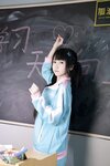 [Cosplay] 不呆猫 涂油教室实习生 [76P1V-1.18GB]