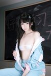 [Cosplay] 不呆猫 涂油教室实习生 [76P1V-1.18GB]