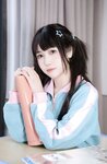 [Cosplay] 不呆猫 涂油教室实习生 [76P1V-1.18GB]