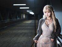 [Cosplay] 柒柒要乖哦 灰姑娘·辛德瑞拉同人晚礼裙 [97P-1.2GB]