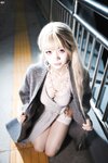 [Cosplay] 柒柒要乖哦 灰姑娘·辛德瑞拉同人晚礼裙 [97P-1.2GB]