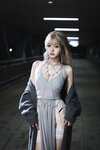 [Cosplay] 柒柒要乖哦 灰姑娘·辛德瑞拉同人晚礼裙 [97P-1.2GB]