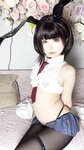 [Cosplay] Quan冉有点饿 棕色尘埃2 逆兔 [25P-71MB]