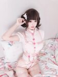 [Cosplay] 麻薯好吃 - 蝴蝶结小狗