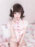 [Cosplay] 麻薯好吃 - 蝴蝶结小狗