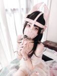 [Cosplay] 麻薯好吃 - 蝴蝶结小狗