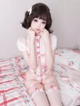 [Cosplay] 麻薯好吃 - 蝴蝶结小狗