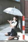 [Cosplay] 不呆猫 JK学妹户外 [59P-390MB]