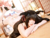 [Cosplay] Quan冉有点饿 碧蓝航线 长门旗袍 [76P1V-593MB]