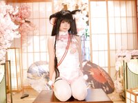 [Cosplay] Quan冉有点饿 碧蓝航线 长门旗袍 [76P1V-593MB]