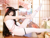 [Cosplay] Quan冉有点饿 碧蓝航线 长门旗袍 [76P1V-593MB]