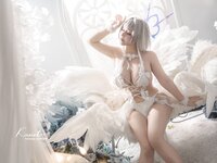 [Cosplay] KANEKO_咔喵 碧蓝航线 珍珠号·黑白 [36P-94MB]