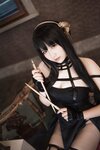 [Cosplay] 阿半今天很开心 间谍过家家 约尔 礼服+同人内衣 [53P-465MB]
