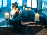 [Cosplay] 蠢沫沫 黑婚纱 [37P1V-3.11GB]
