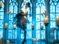 [Cosplay] 蠢沫沫 黑婚纱 [37P1V-3.11GB]
