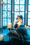 [Cosplay] 蠢沫沫 黑婚纱 [37P1V-3.11GB]