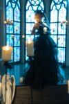 [Cosplay] 蠢沫沫 黑婚纱 [37P1V-3.11GB]