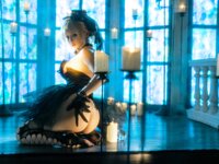 [Cosplay] 蠢沫沫 黑婚纱 [37P1V-3.11GB]