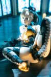 [Cosplay] 蠢沫沫 黑婚纱 [37P1V-3.11GB]