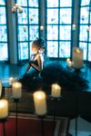 [Cosplay] 蠢沫沫 黑婚纱 [37P1V-3.11GB]