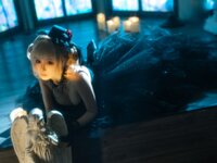 [Cosplay] 蠢沫沫 黑婚纱 [37P1V-3.11GB]