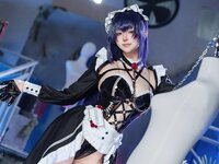 [Cosplay] 屿鱼 Nikke胜利女神 米哈拉·咖啡女仆 [80P-455MB]