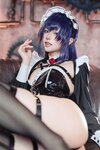 [Cosplay] 屿鱼 Nikke胜利女神 米哈拉·咖啡女仆 [80P-455MB]