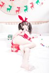 [Cosplay] 香草奶喵 - 圣诞福福