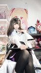 [Cosplay] 白栎Shirly - 明日方舟 普瑞赛斯博士服