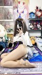 [Cosplay] 白栎Shirly - 明日方舟 普瑞赛斯博士服
