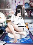 [Cosplay] 白栎Shirly - 明日方舟 普瑞赛斯博士服