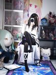 [Cosplay] 白栎Shirly - 明日方舟 普瑞赛斯博士服