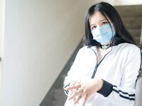 [Cosplay] 阿半今天很开心 - M楼梯