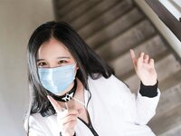 [Cosplay] 阿半今天很开心 - M楼梯