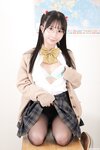 [Lovepop] Yura Kana 由良かな - No.L-0686 Photoset #015 School Uniform (Cardigan)