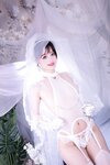 [Cosplay] 星黛鹿鹿 - 白丝花嫁