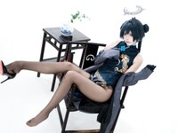 [Cosplay] 君颜圆又圆 - 蔚蓝档案 龙华妃咲