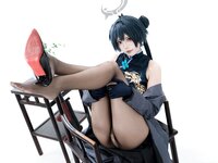 [Cosplay] 君颜圆又圆 - 蔚蓝档案 龙华妃咲