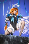 [Cosplay] 是一只熊仔吗 - 蔚蓝档案 圆堂志美子·邪恶女干部
