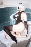 [Cosplay] Natsuko夏夏子 NIKKE×NieR 2B水着 [83P-706MB]