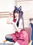 [Cosplay] 不呆猫 温泉双马尾JK [22P1V-713MB]