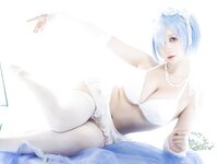 [Cosplay] 樱落酱 蕾姆花嫁 [25P-206MB]