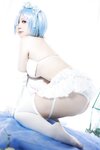 [Cosplay] 樱落酱 蕾姆花嫁 [25P-206MB]