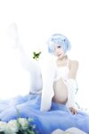 [Cosplay] 樱落酱 蕾姆花嫁 [25P-206MB]