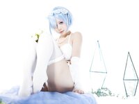 [Cosplay] 樱落酱 蕾姆花嫁 [25P-206MB]