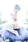 [Cosplay] 樱落酱 蕾姆花嫁 [25P-206MB]