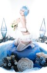 [Cosplay] 樱落酱 蕾姆花嫁 [25P-206MB]