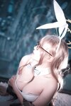[Cosplay] 阿半今天很开心 蔚蓝档案 室笠茜 兔女郎 [47P7V-348MB]